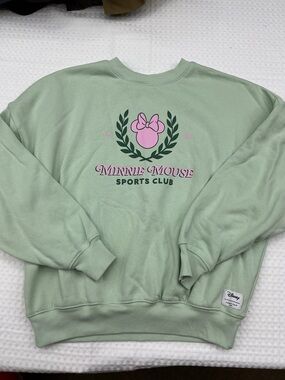 Disney outfit women’s Mint Green Skinnydip Logo Sweatshirt